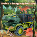 DinoCar - Frete Grátis + 12 Dinossauros Grátis Somente Hoje!